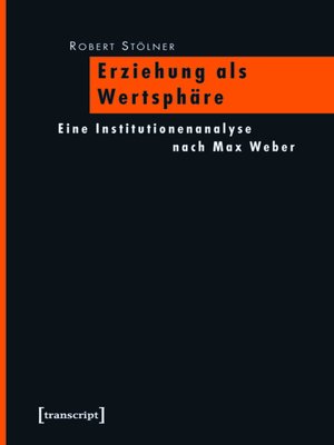 cover image of Erziehung als Wertsphäre